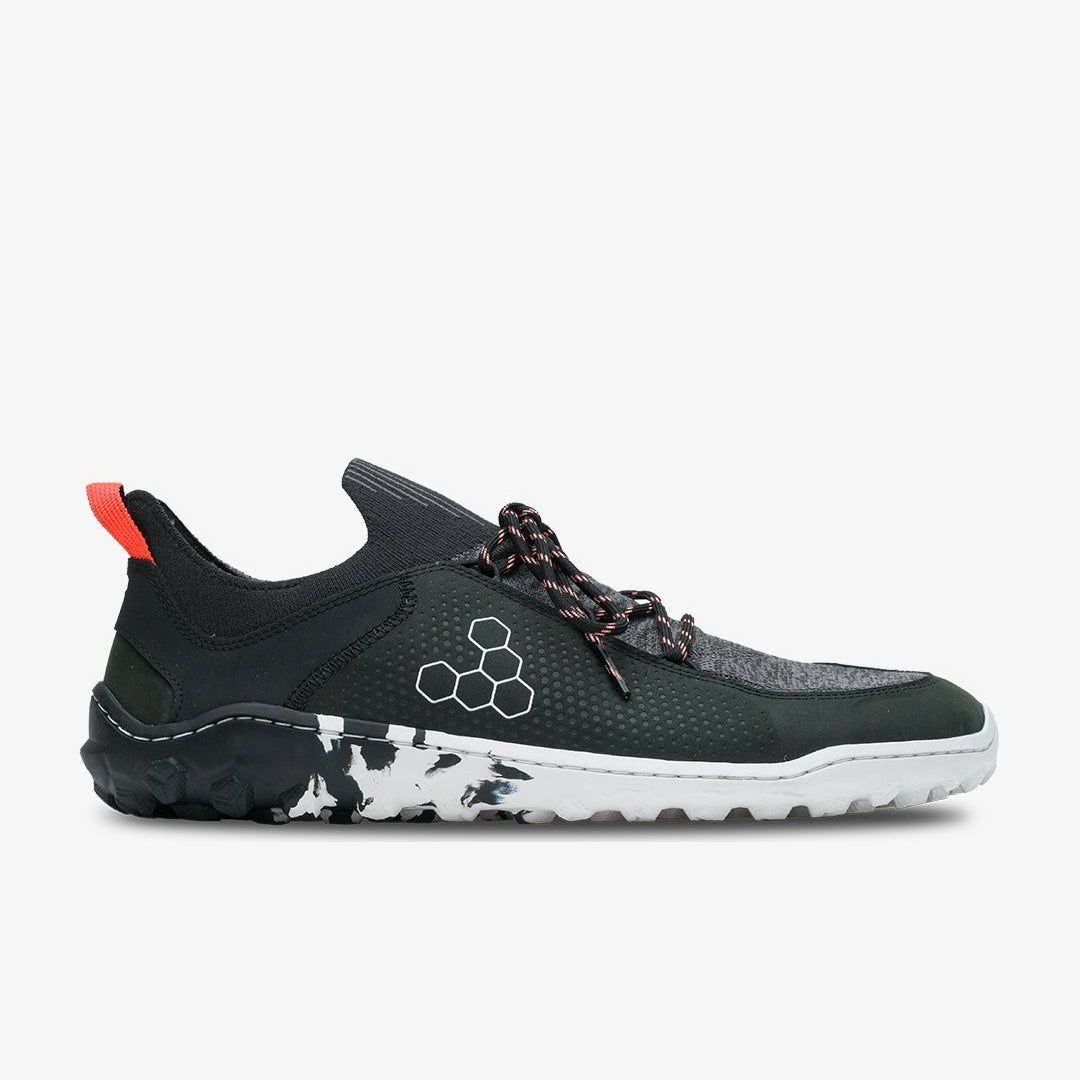 Vivobarefoot Tracker Decon Low FG2 Mens barfods outdoorsko til mænd i farven obsidian, yderside