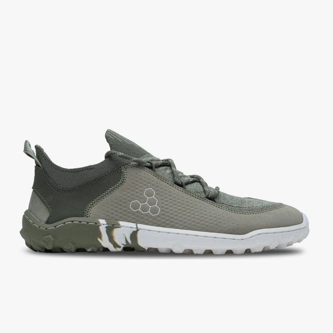 Vivobarefoot Tracker Decon Low FG2 Mens barfods outdoorsko til mænd i farven sage, yderside