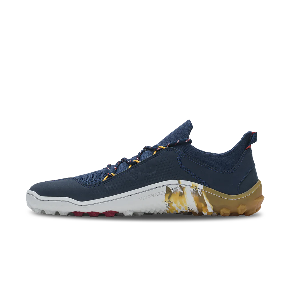 Vivobarefoot Tracker Decon Low FG2 Womens barfods outdoorsko til kvinder i farven insignia blue, inderside