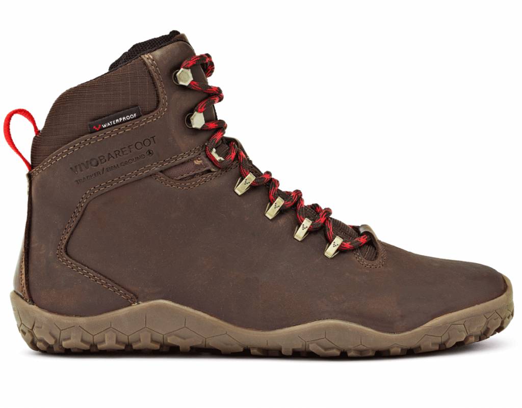 Vivobarefoot Tracker FG Womens barfods støvler til kvinder i farven brown, yderside
