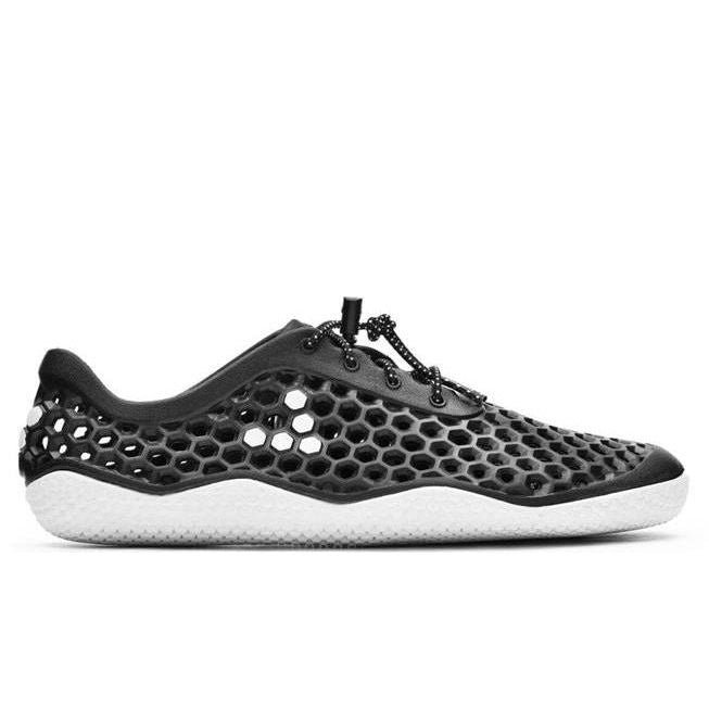 Vivobarefoot Ultra Bloom III Mens barfods vandsko/sandaler til mænd i farven obsidian black / white, yderside