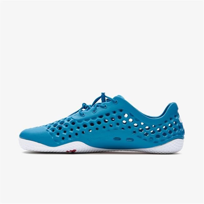 Vivobarefoot Ultra Bloom III Mens barfods vandsko/sandaler til mænd i farven petrol blue, inderside