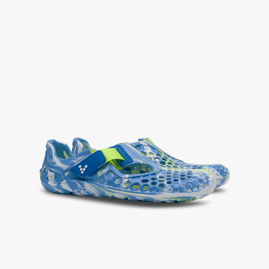 Vivobarefoot Ultra Bloom Juniors barfods vandsko til teenager i farven blue aqua, par