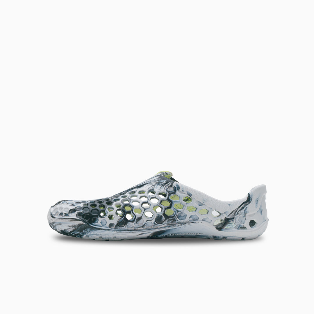 Vivobarefoot Ultra Bloom Juniors barfods vandsko til teenager i farven obsidian-white, inderside