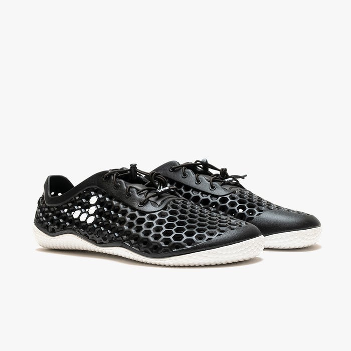 Vivobarefoot Ultra III Bloom Womens barfods badesko/sandaler til kvinder i farven obsidian / white, par