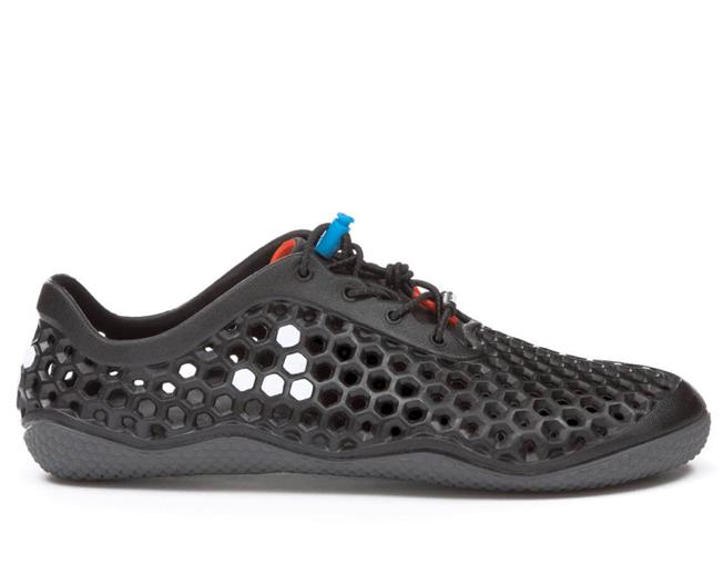 Vivobarefoot Ultra III Bloom Womens barfods badesko/sandaler til kvinder i farven all black, yderside