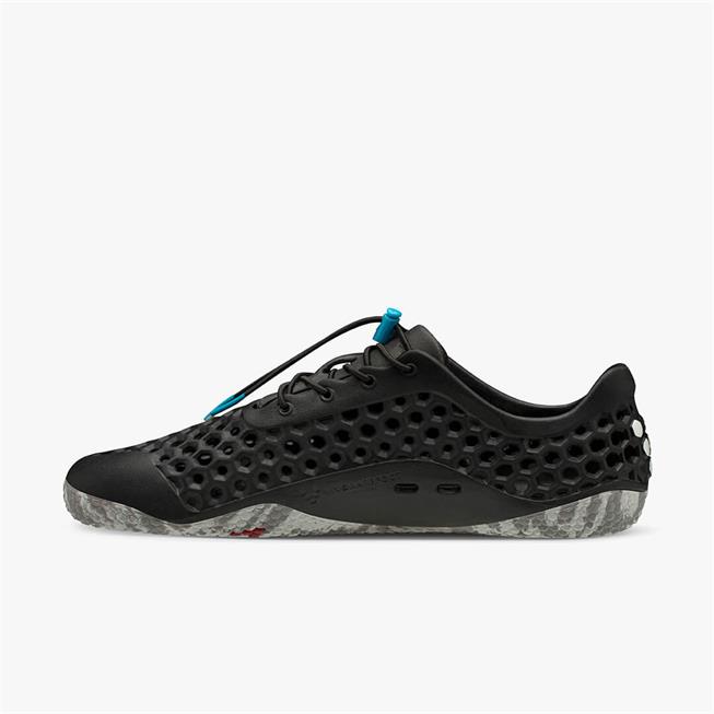 Vivobarefoot Ultra III Bloom Womens barfods badesko/sandaler til kvinder i farven obsidian, inderside