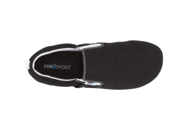 Xero Shoes Aptos Mens barfods slip-on til mænd i farven black, top