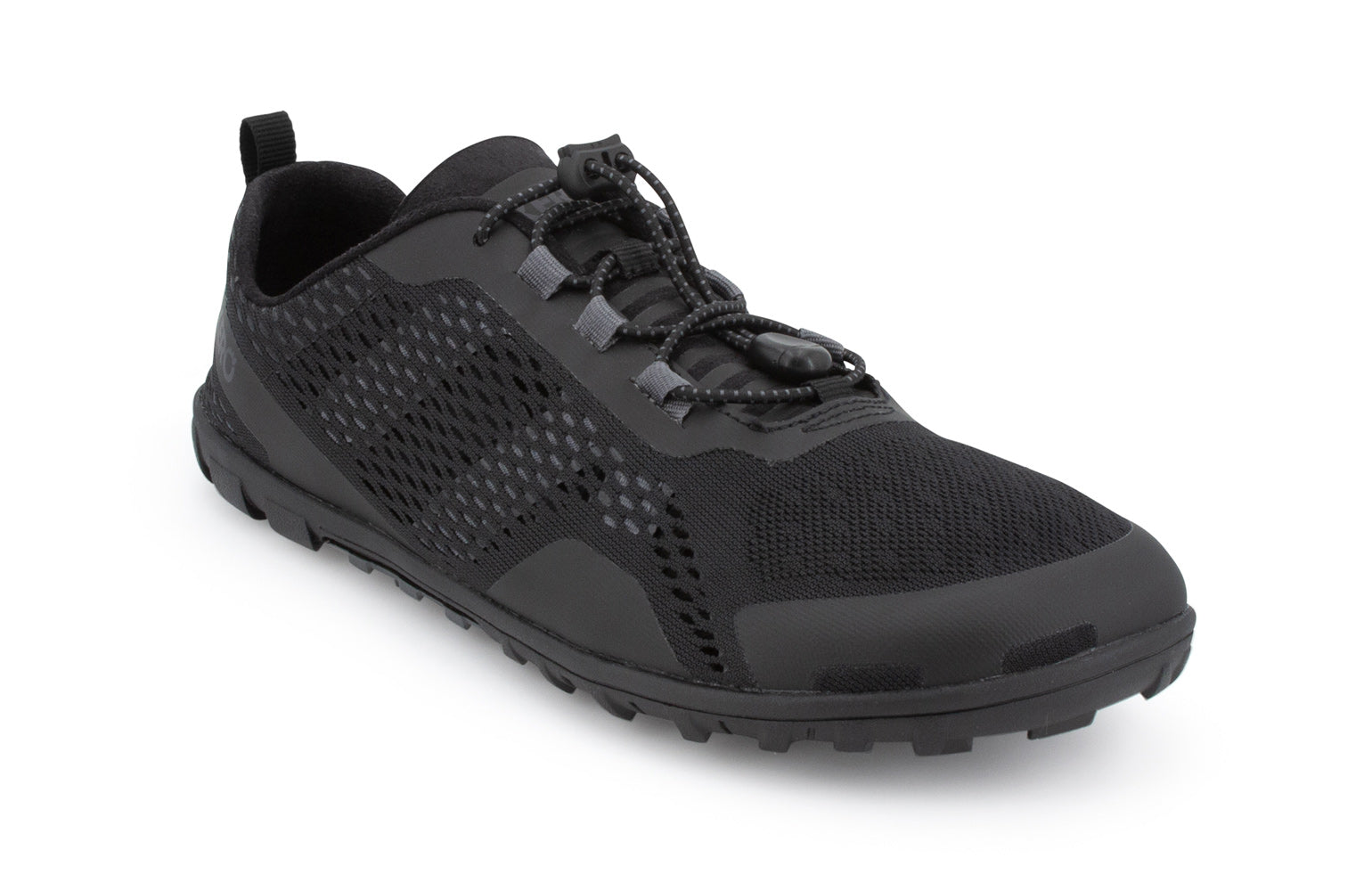 Xero Shoes Aqua X Sport Women barfods vandsko til kvinder i farven black, vinklet