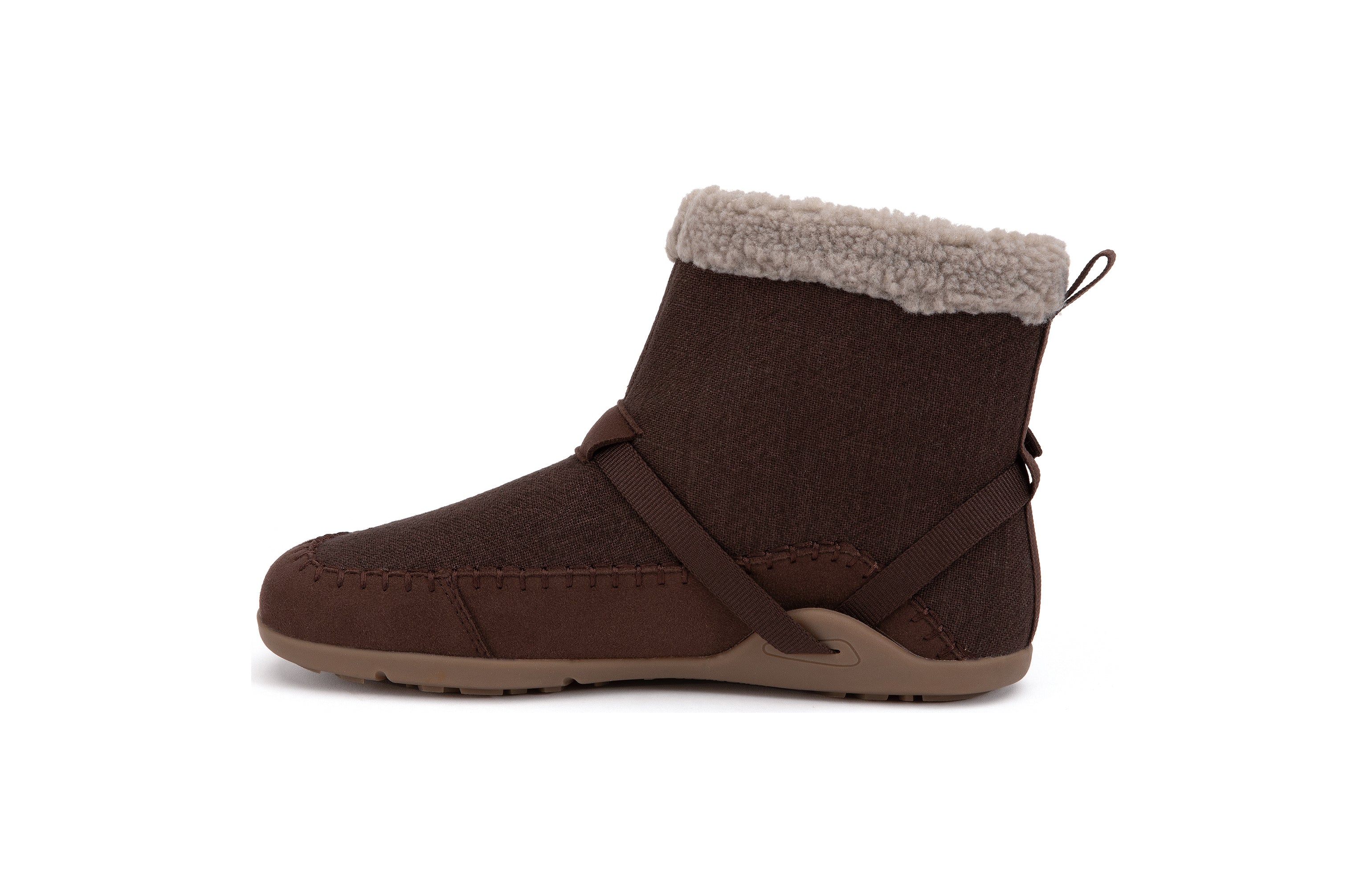 Xero Shoes Ashland barfods kanvas støvler til kvinder i farven java brown, inderside