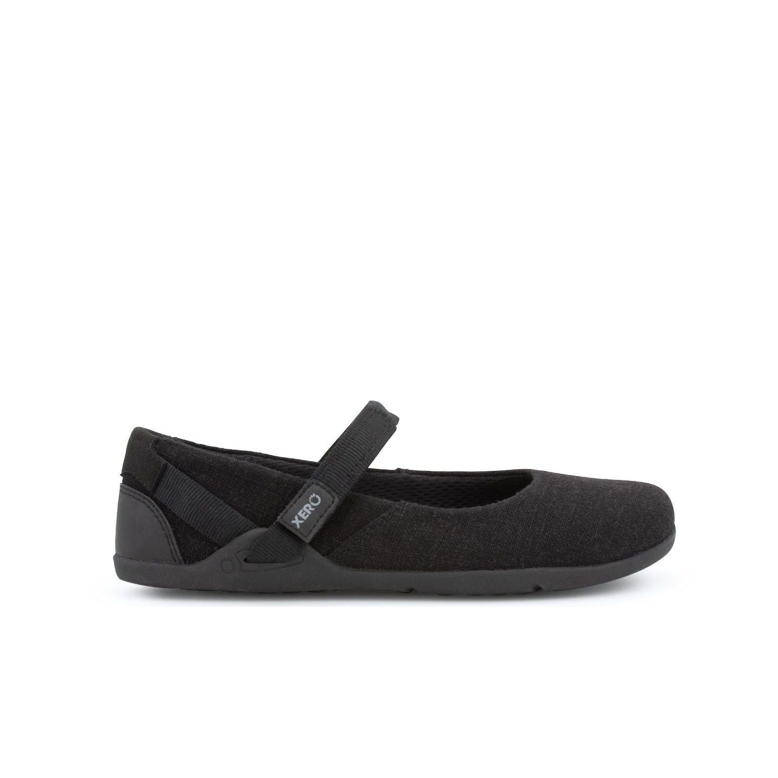 Xero Shoes Cassie Womens barfods ballerinaer til kvinder i farven black, yderside