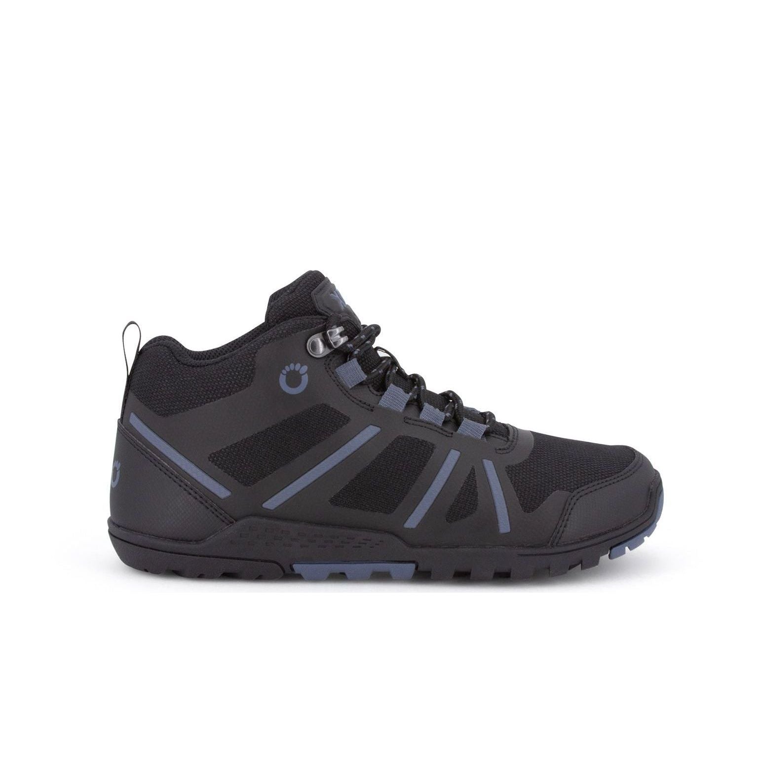 Xero Shoes Daylite Hiker Fusion Womens barfods vandrestøvler til kvinder i farven black, yderside