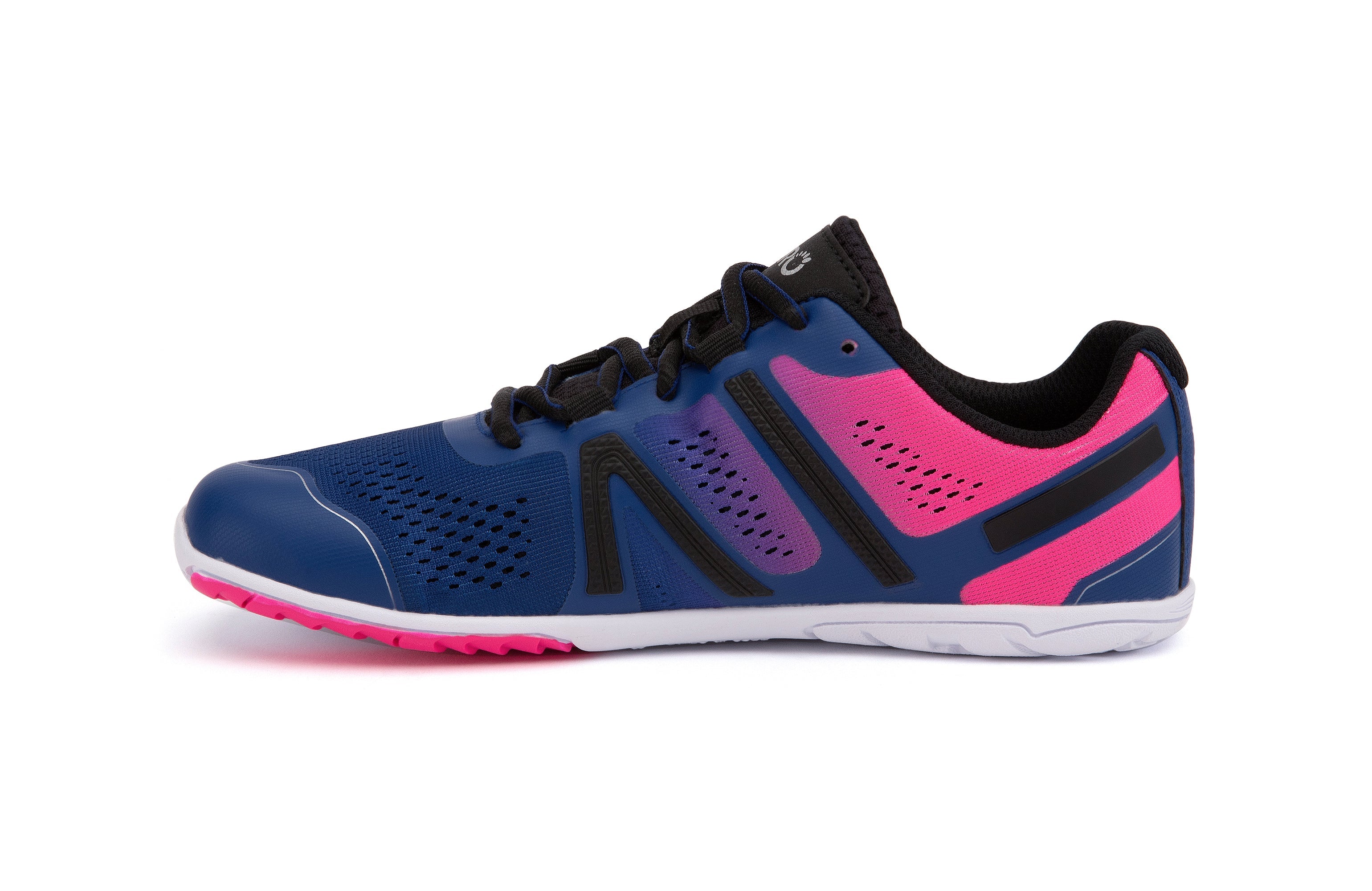 Xero Shoes HFS Womens barfods træningssko til kvinder i farven sodalite blue / pink glow, inderside