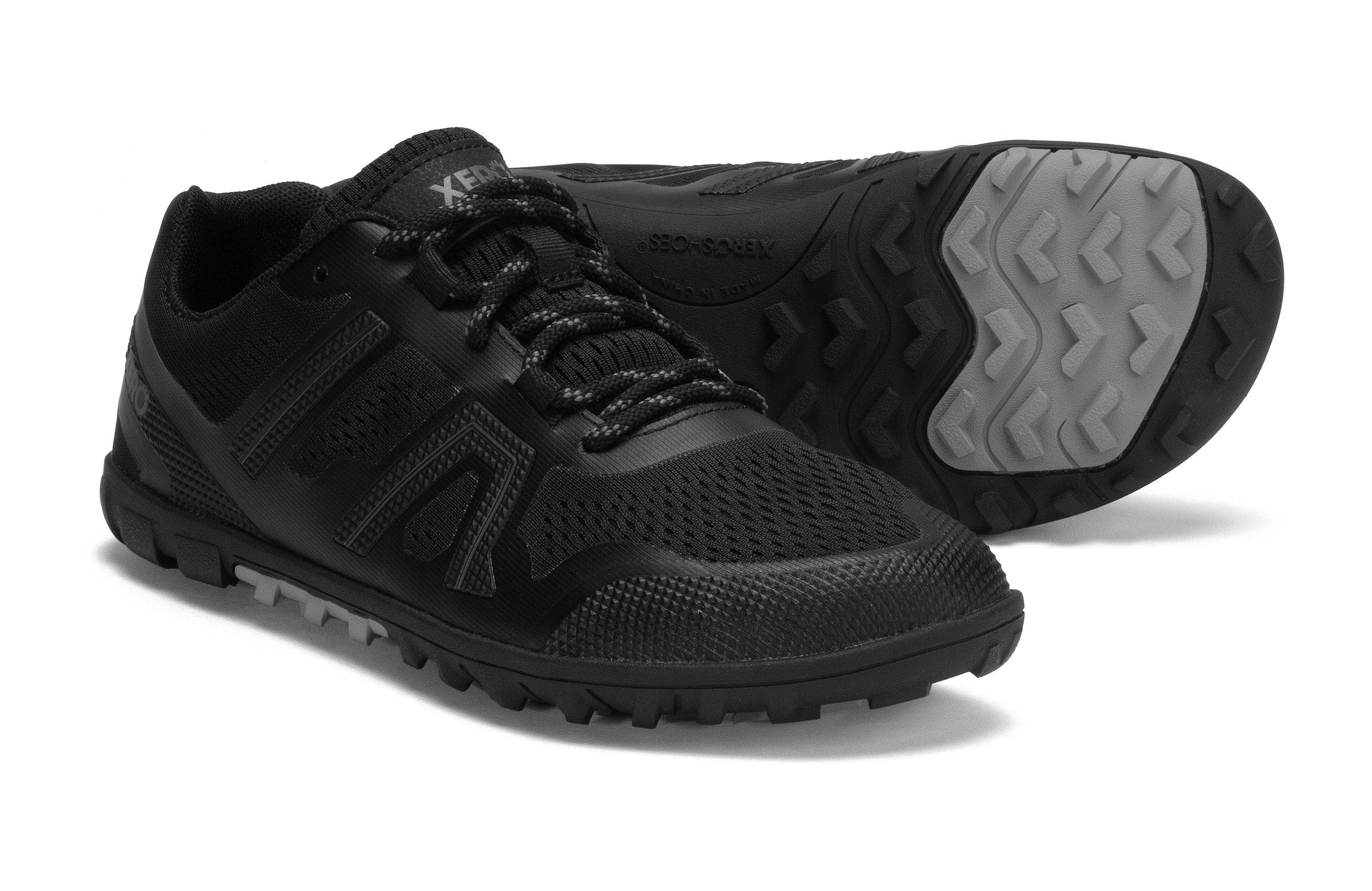 Xero Shoes Mesa Trail barfods trailsko til kvinder i farven black, par