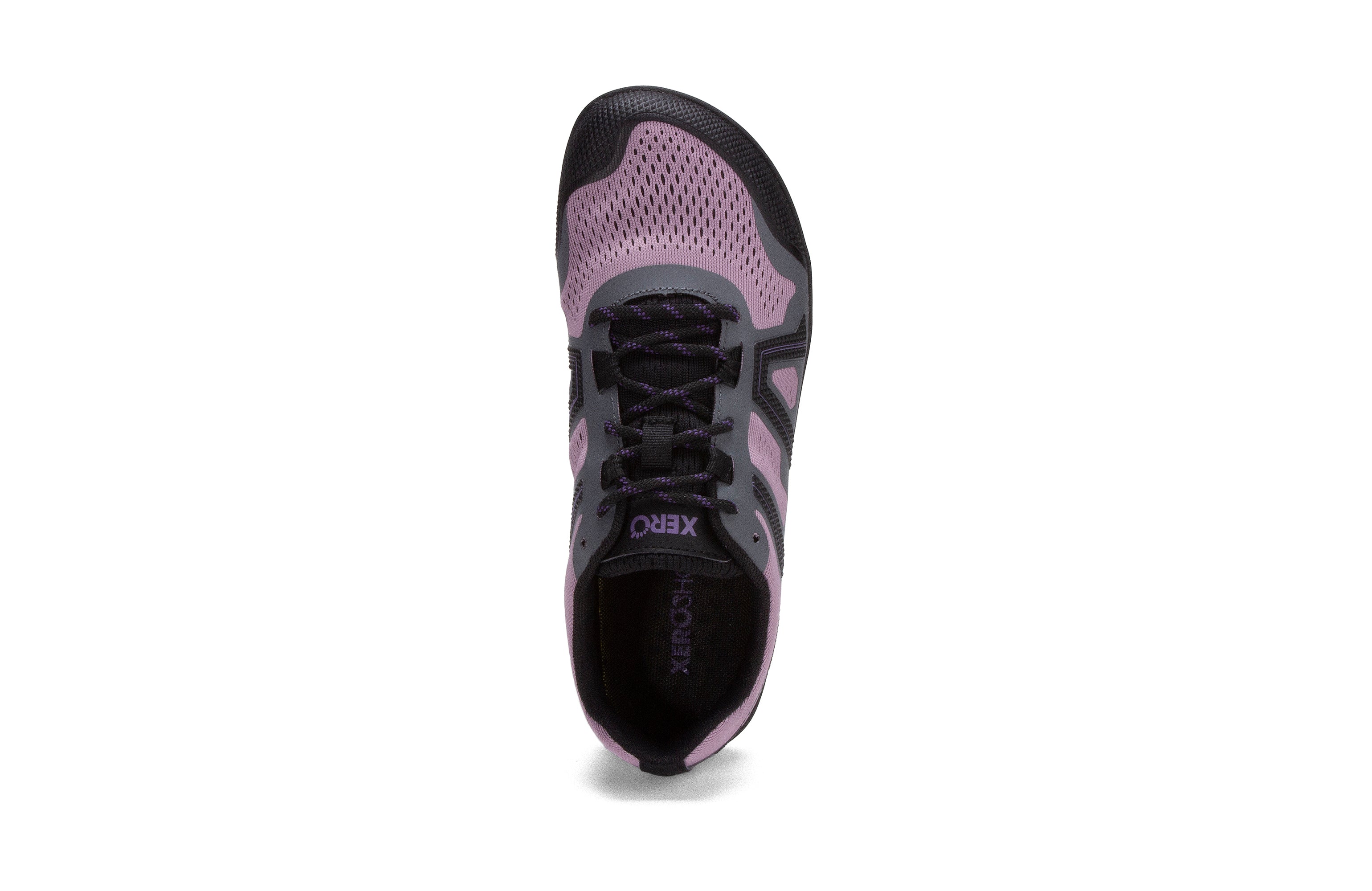 Xero Shoes Mesa Trail barfods trailsko til kvinder i farven orchid, top