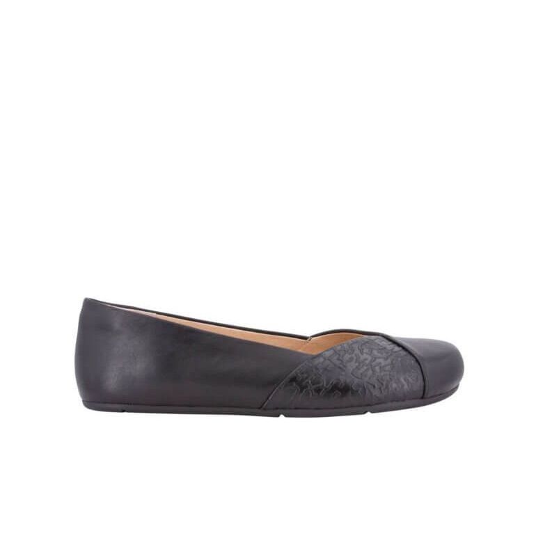 Xero Shoes Phoenix Leather barfods ballerinaer til kvinder i farven black, yderside