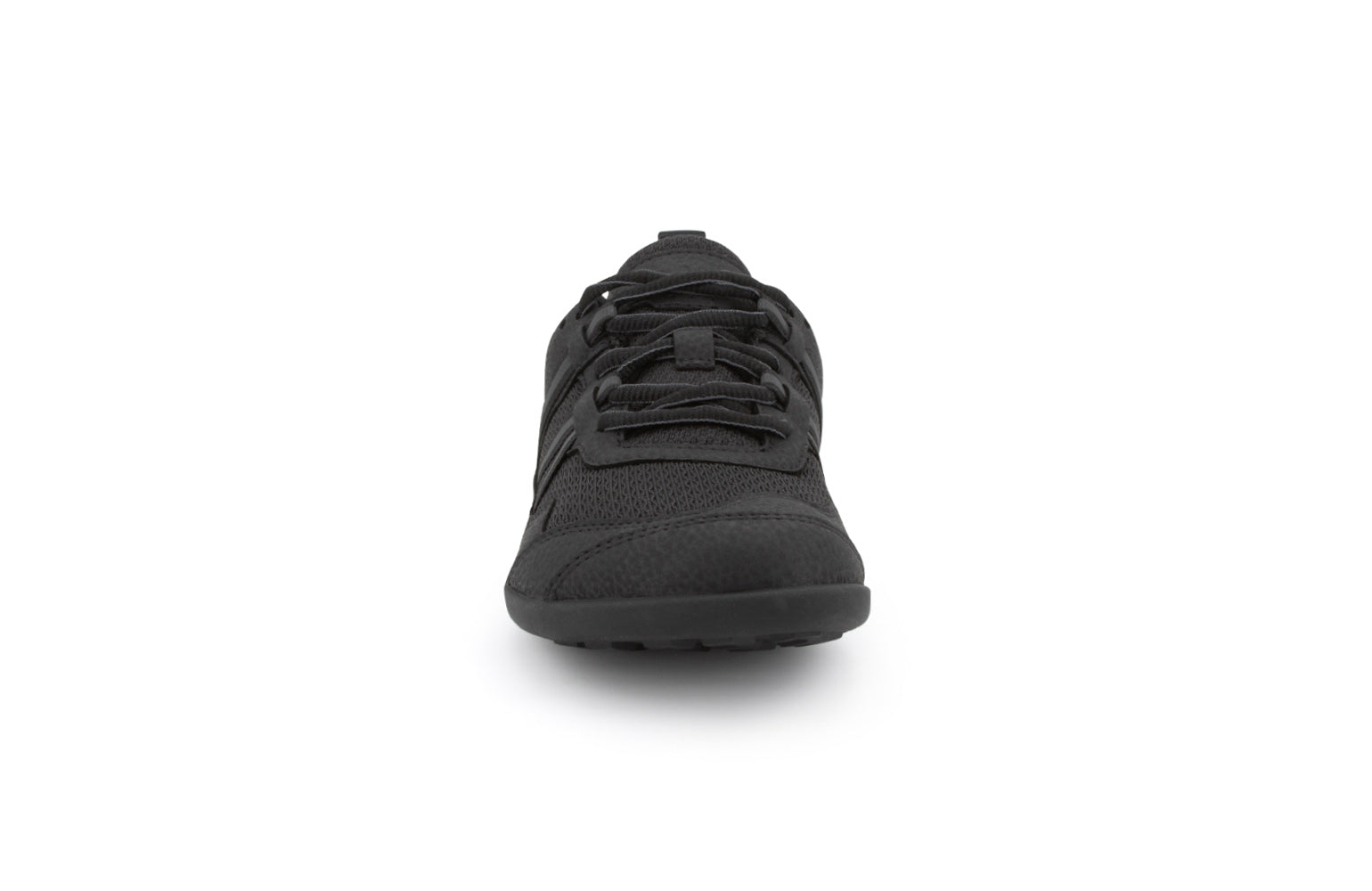 Xero Shoes Prio Kids barfods træningssko/sneakers til børn i farven black, forfra