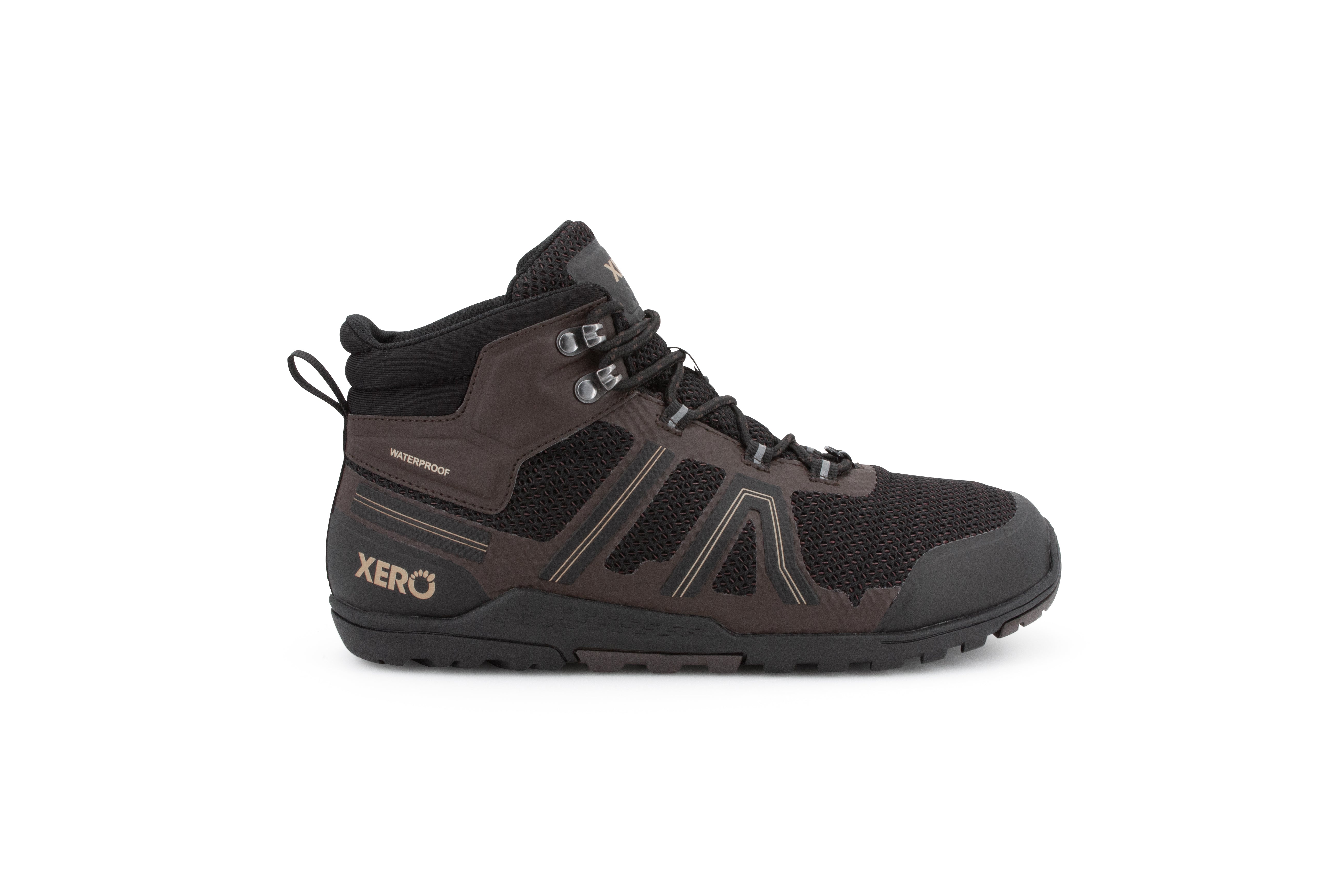 Xero Shoes Xcursion Fusion barfods støvler til mænd i farven bison, yderside