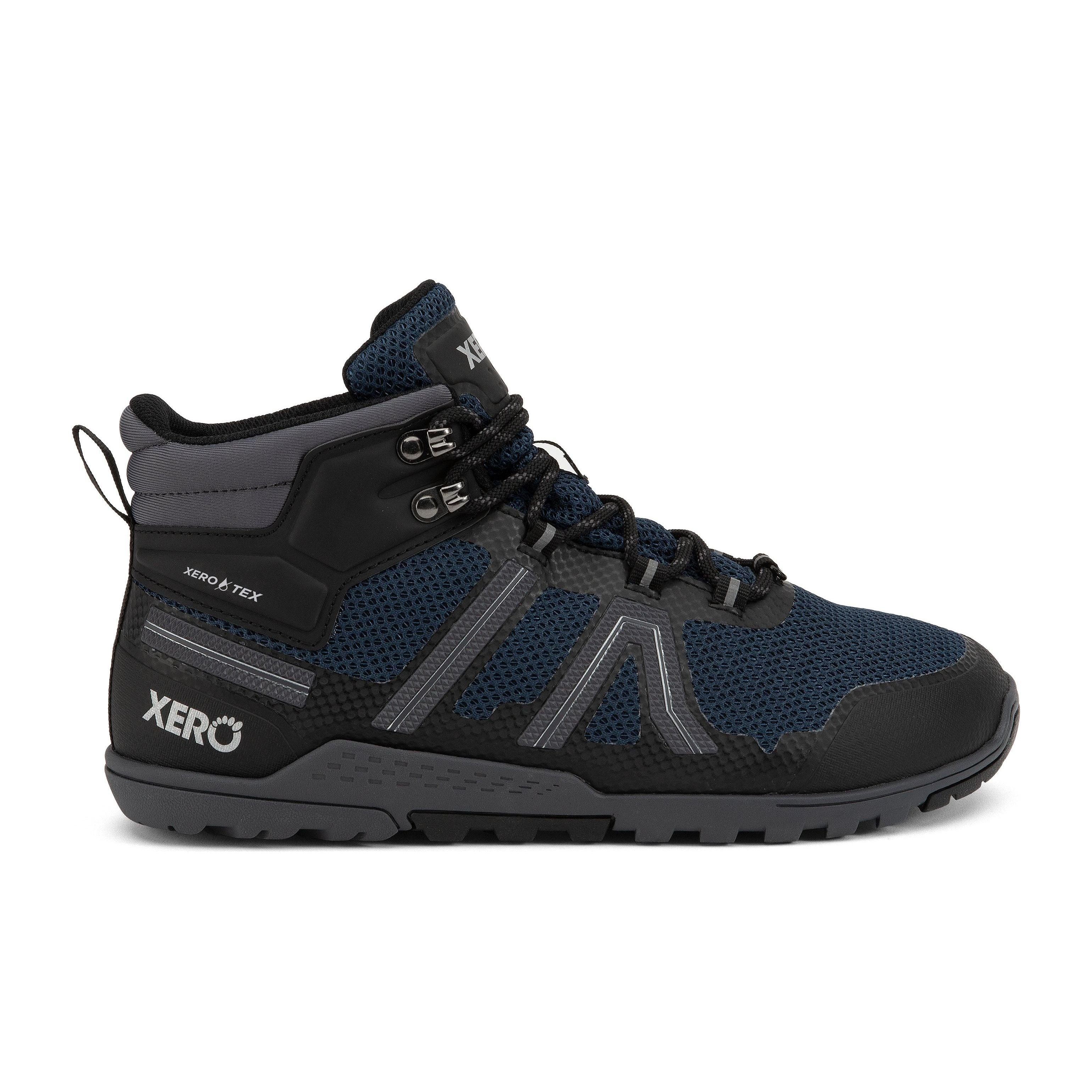 Xero Shoes Xcursion Fusion barfods støvler til mænd i farven moonlit blue / black, yderside