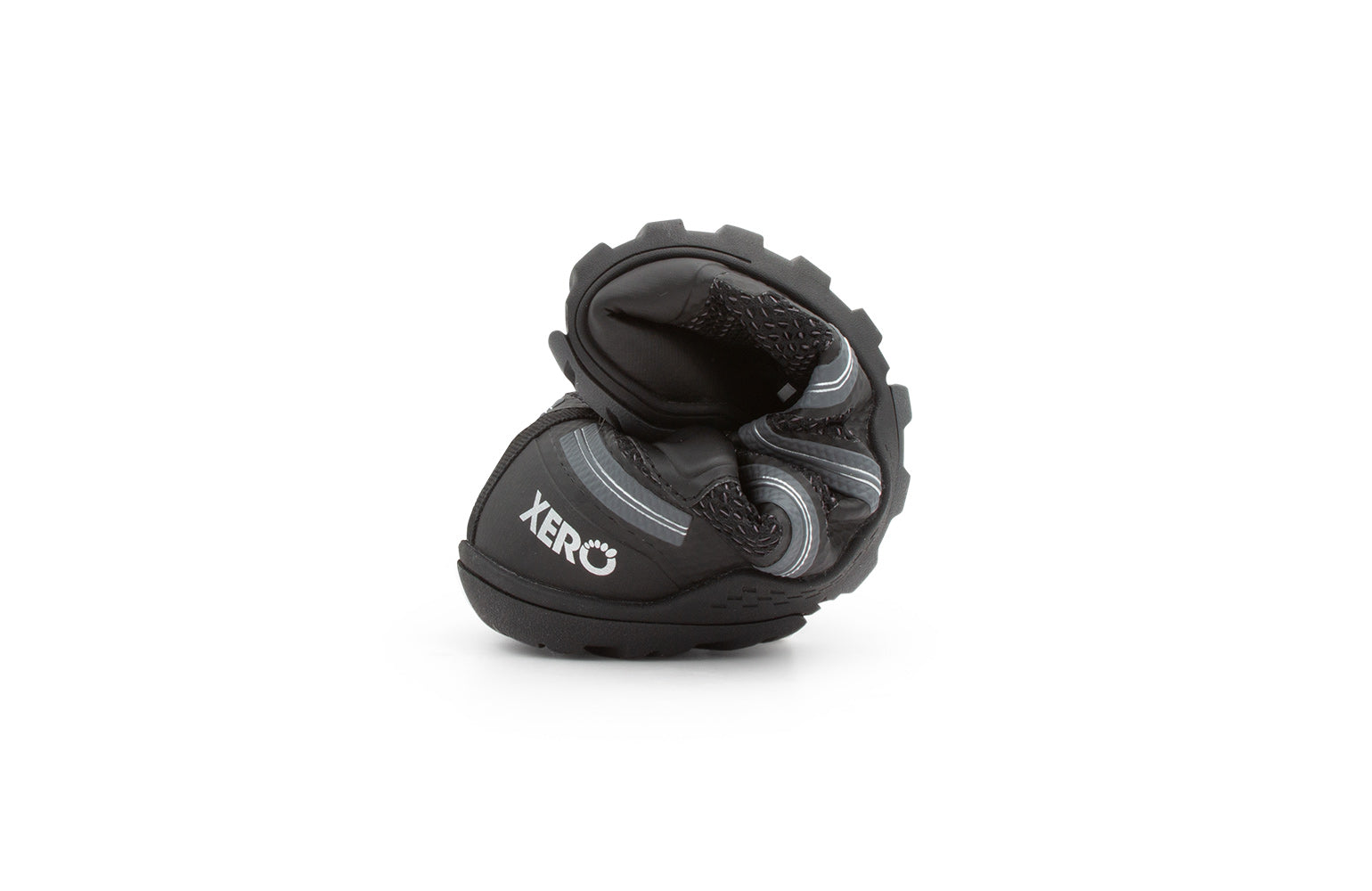 Xero Shoes Xcursion Fusion Womens barfods vandrestøvler til kvinder i farven black, rullet