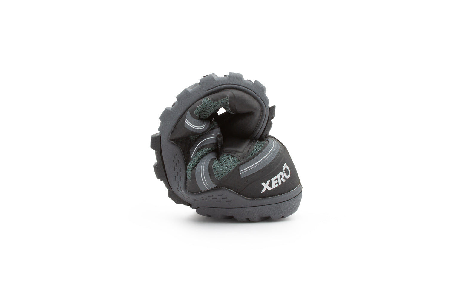 Xero Shoes Xcursion Fusion Womens barfods vandrestøvler til kvinder i farven spruce, rullet