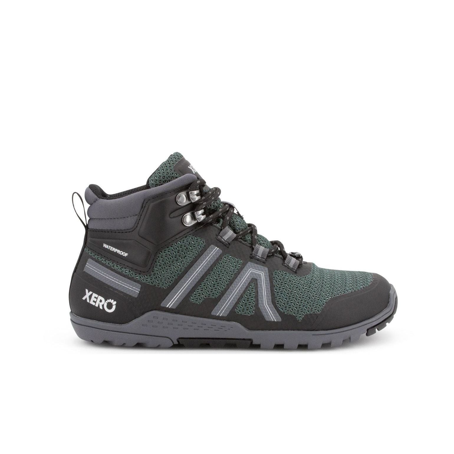 Xero Shoes Xcursion Fusion Womens barfods vandrestøvler til kvinder i farven spruce, yderside