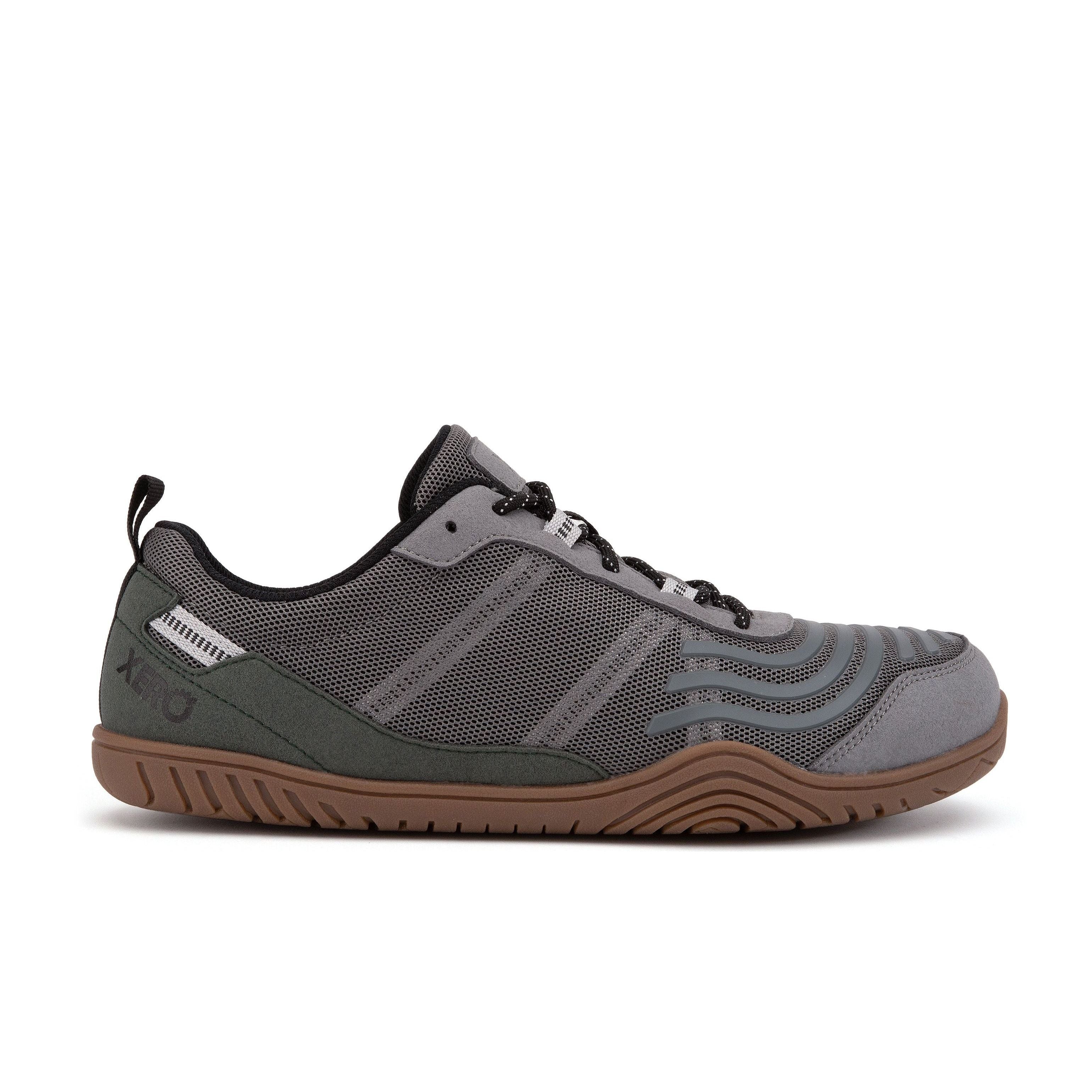 Xero Shoes 360° Mens barfods træningssko til mænd i farven steel gray / thyme, yderside